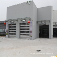 Portes de garage en verre bon marché